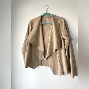Named Zebra Tan Suede Jacket